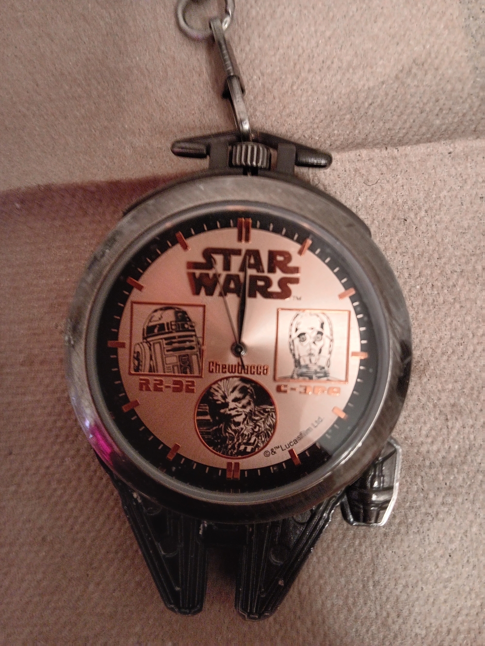 Star Wars Pocket Watch with Copper Dial